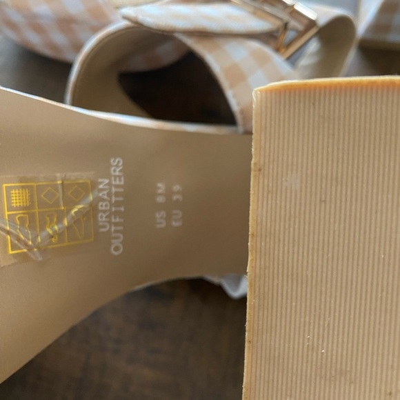 Urban outfitters Rachel Gingham strappy platform heels - Picture 9 of 14